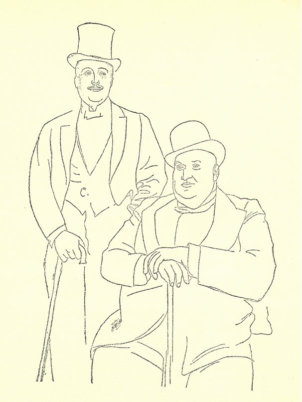 Picasso Portrait of Diaghilev and Seligsberg 1917